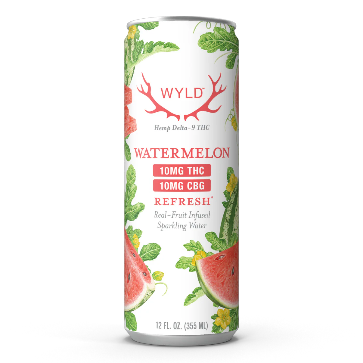 Wyld THC CBG 20MG Sparkling Water Watermelon (1:1)